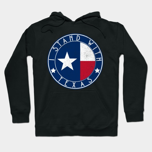 I Stand With Texas Hoodie by Bellinna